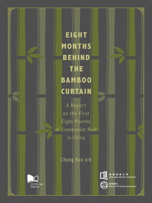 cover image of Eight Months Behind the Bamboo Curtain